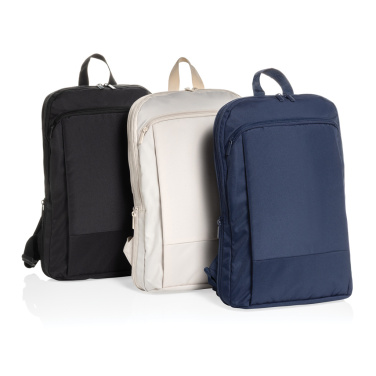 Logotrade profilprodukter bild: Flexpack Aware™ RPET expanderbar smal 15,6 laptop ryggsäck