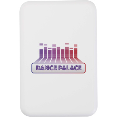 Logotrade profilprodukter bild: Acrab 5 000 mAh 15 W magnetisk trådlös powerbank med 20 W PD – tillverkad av återvunnen plast