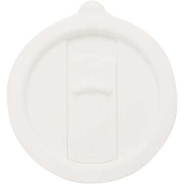 Logotrade presentreklam bild: Carter 450 ml keramisk mugg med plastlock