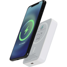 Acrab 10 000 mAh 15 W magnetisk trådlös powerbank med 20 W PD – tillverkad av återvunnen plast