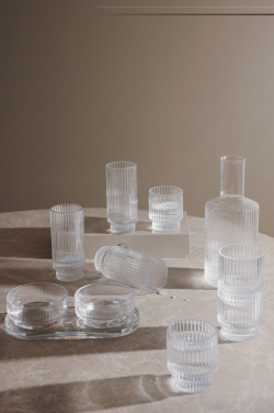 Logotrade kampanjprodukter bild: VINGA York tumbler glas, 4-pack