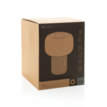 Logotrade reklamprodukter bild: Lux 10 W högtalarlampa i återvunnen plast