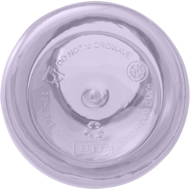 Logotrade reklamprodukter bild: Oregon 400 ml vattenflaska av RCS-certifierad återvunnen plast med karbinhake