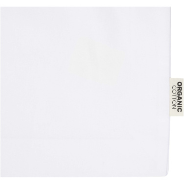 Logotrade profilprodukter bild: Odisha 180 g/m² tygväska av ekologiskt OCS-material med bälg, 14 l