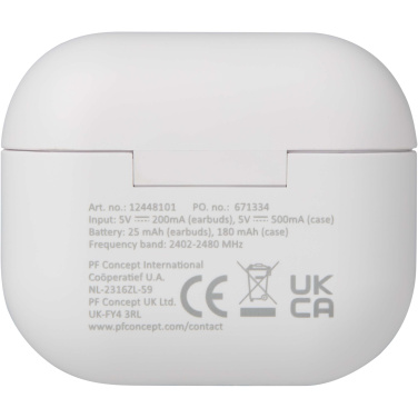 Logotrade presentreklam bild: Altais True Wireless Bluetooth®-öronsnäckor av återvunnen plast