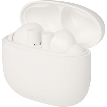 Logotrade profilreklam bild: Alterf True Wireless Bluetooth®-öronsnäckor av återvunnen plast med öronproppar av silikon