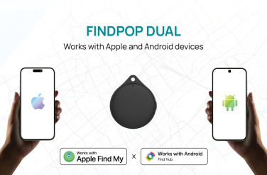 Logotrade reklamprodukter bild: Findpop Dual RCS föremålsfinnare IPX5 i återvunnen plast