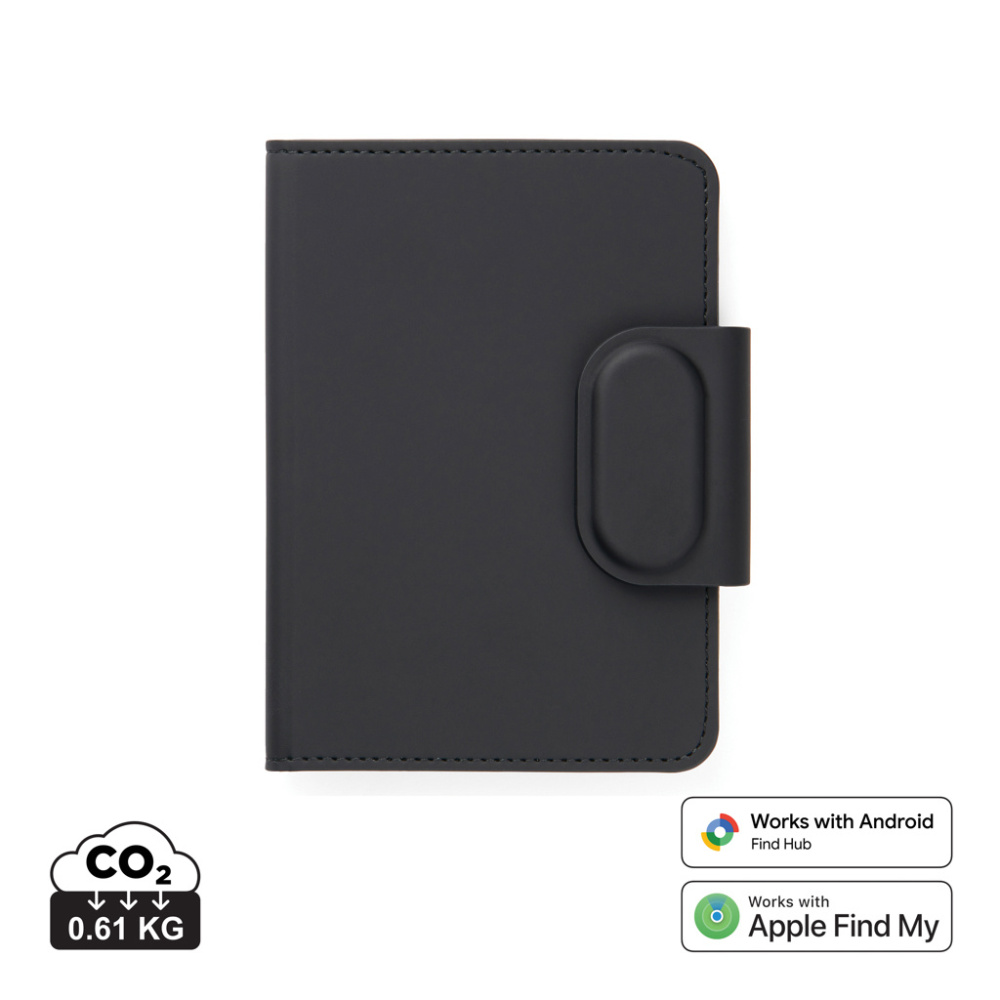 Logotrade kampanjprodukter bild: VINGA Baltimore RCS Passport Cover With Finder Dual