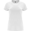Capri kortärmad T-shirt för dam, Vit