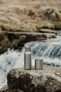 Logotrade presentreklam bild: Nordic Drift Trail Light Titanium vattenflaska 600 ml