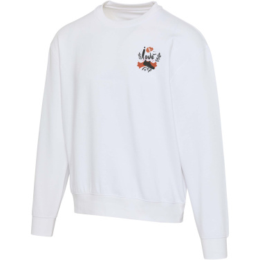 Logotrade profilreklam bild: Boris 280 g/m2 oversized unisex-tröja med rund hals